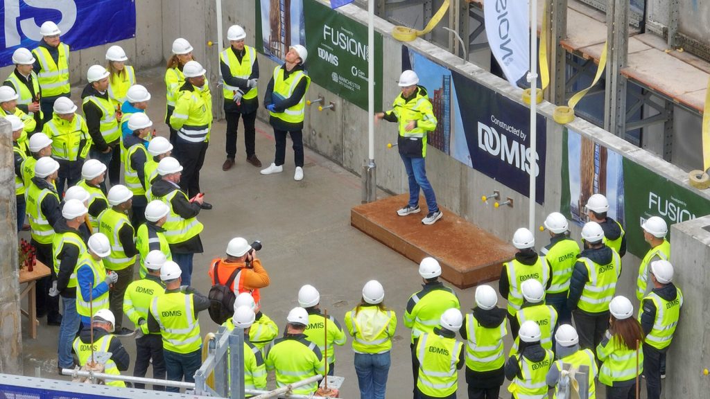 Fusion M1 Tops Out in Deansgate